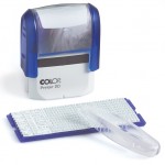 stampila p20 set de litere estamp