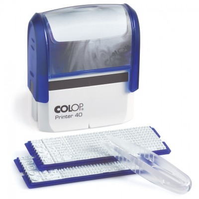 stampila p40 set de lietere estamp